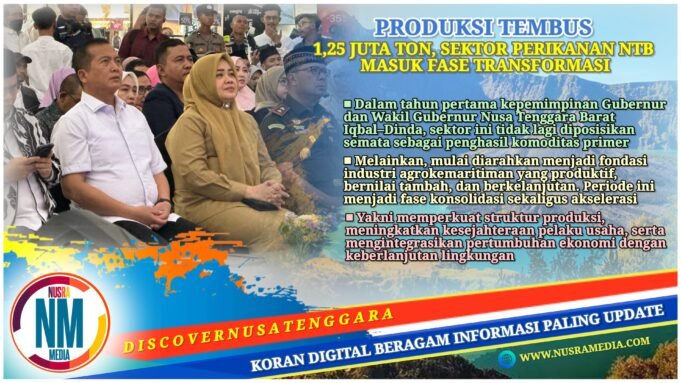 Dari Produksi ke Transformasi: Kebangkitan Kelautan dan Perikanan NTB di Tahun Pertama Iqbal-Dinda