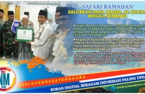 Wabup Sumbawa Salurkan Bantuan untuk Masjid dan Warga Kurang Mampu
