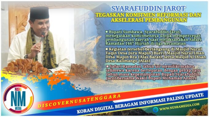 Bupati Sumbawa : Kita Harus Berlari untuk Membangun Sumbawa