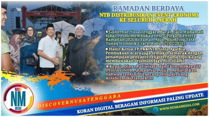Dihadiri Penyanyi Religi Opick, Gelegar Lentera Ramadan 2026 Resmi Dibuka : Berdayakan UMKM Lokal