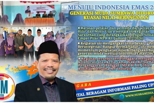 Pelajar Moyo Hilir dan Moyo Utara Teguhkan Integritas Lewat Sosialisasi Empat Pilar MPR RI