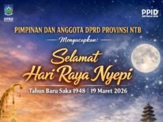 Keluarga Besar DPRD NTB : Selamat Hari Raya Nyepi 2026