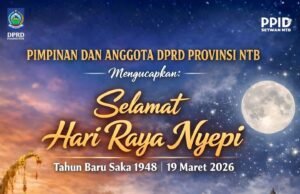 Keluarga Besar DPRD NTB : Selamat Hari Raya Nyepi 2026