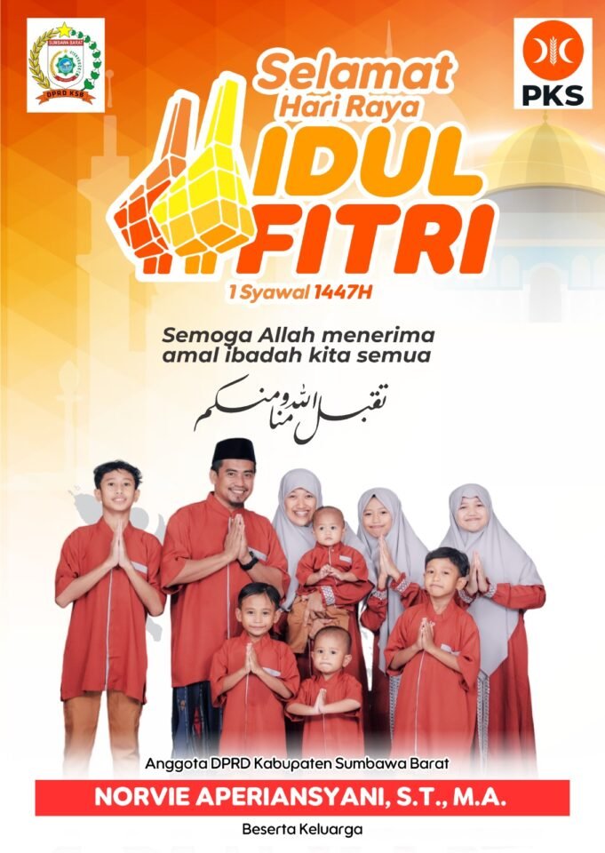 Anggota DPRD KSB Norvie Aperiansyani : Selamat Hari Raya Idul Fitri 1447 H
