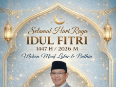 Anggota DPRD NTB Salman Alfarizi : Selamat Hari Raya Idul Fitri 1447 H