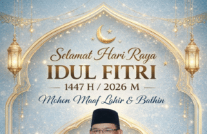 Anggota DPRD NTB Salman Alfarizi : Selamat Hari Raya Idul Fitri 1447 H