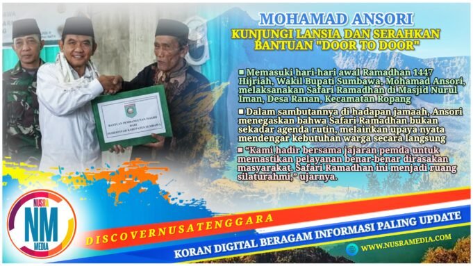 Safari Ramadhan di Ranan, Wabup Sumbawa Serap Aspirasi dan Salurkan Bantuan