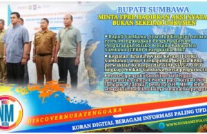 Bupati Jarot Kukuhkan Pengurus FPRB Sumbawa, Tekankan Kesiapsiagaan hingga Tingkat Desa