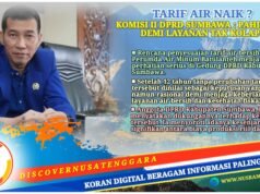 DPRD Sumbawa Nilai Kenaikan Tarif PDAM Rasional Setelah 12 Tahun Stagnan