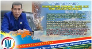 DPRD Sumbawa Nilai Kenaikan Tarif PDAM Rasional Setelah 12 Tahun Stagnan