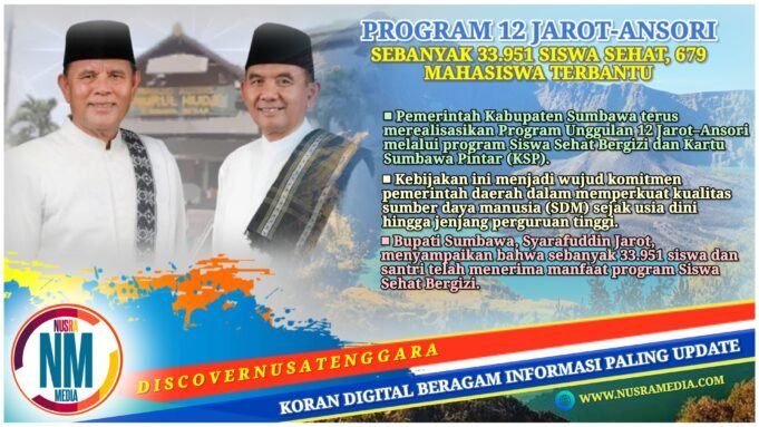 Tak Hanya Infrastruktur, Sumbawa Fokus Bangun SDM Lewat Program Unggulan