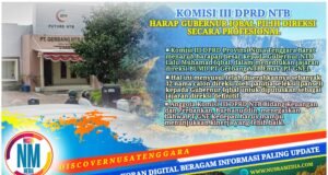 DPRD NTB Tekankan Profesionalisme dalam Penentuan Direksi PT GNE