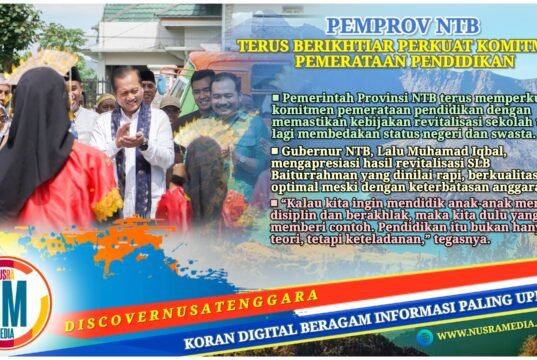 Revitalisasi Tanpa Diskriminasi, Pemprov NTB Siapkan 400 Sertifikasi SMK