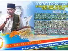 Bupati Jarot Salurkan Bantuan dan Paparkan Capaian Pembangunan Sumbawa di Empang Atas