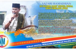 Bupati Jarot Salurkan Bantuan dan Paparkan Capaian Pembangunan Sumbawa di Empang Atas