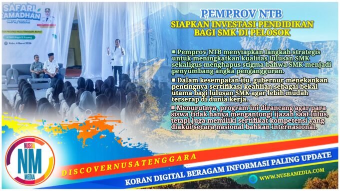 Wujudkan Pemerataan Pendidikan, Pemprov NTB Siapkan Skema BOSDA