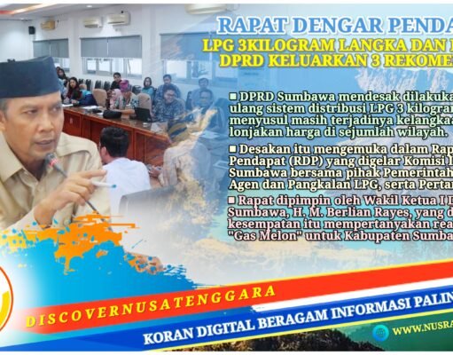 DPRD Sumbawa Minta Distribusi “Gas Melon” Dibongkar Ulang