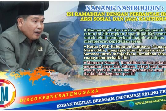 Masuki Hari ke-17 Ramadhan, Ketua DPRD Sumbawa Ajak Warga Perbanyak Ibadah dan Kegiatan Positif