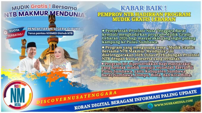 Mudik Gratis ke Pulau Sumbawa, Ini Jadwal dan Cara Daftarnya
