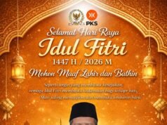 Anggota DPR RI Johan Rosihan : Selamat Hari Raya Idul Fitri 1447 H