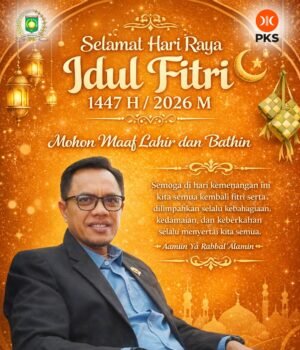 Ketua Komisi IV DPRD Sumbawa Muhammad Takdir : Selamat Hari Raya Idul Fitri 1447 H