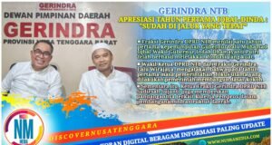Fraksi Gerindra DPRD NTB Nilai Setahun Iqbal-Dinda Berhasil Letakkan Fondasi Kuat