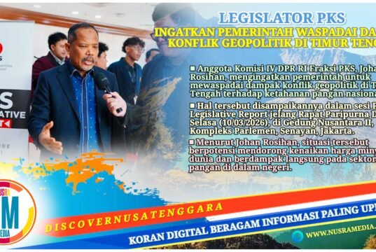 Johan Rosihan : Gejolak Perang Iran–Israel dan Kenaikan Harga Minyak Ancam Stabilitas Pangan Nasional