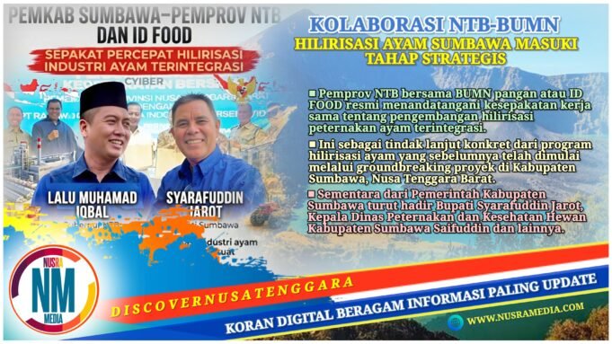 NTB dan ID FOOD Teken Kerjasama : Langkah Strategis Hilirisasi Ayam Sumbawa