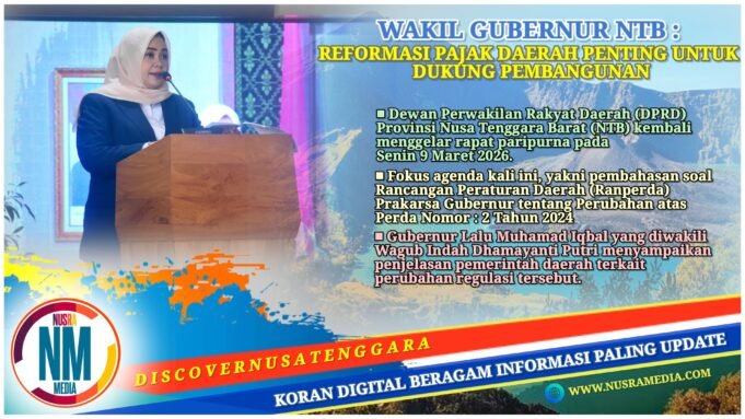 Reformasi Pajak Daerah NTB, DPRD Bahas Perubahan Perda Nomor 2 Tahun 2024