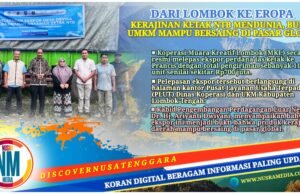 NTB Ekspor Perdana 11 Ribu Tas Ketak ke Prancis