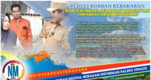 Wabup Ansori Tinjau Korban Kebakaran di Ngeru, Salurkan Bantuan dan Dorong Beasiswa Anak Korban