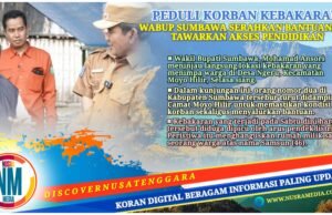 Wabup Ansori Tinjau Korban Kebakaran di Ngeru, Salurkan Bantuan dan Dorong Beasiswa Anak Korban