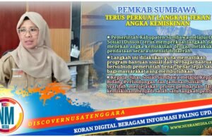 Kolaborasi Program Pengentasan Kemiskinan Diperkuat, Dinsos Sumbawa Intensifkan Pendataan