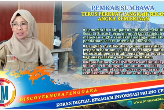 Kolaborasi Program Pengentasan Kemiskinan Diperkuat, Dinsos Sumbawa Intensifkan Pendataan