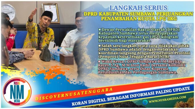 DPRD Sumbawa Dorong Penambahan Kuota LPG 3 Kg Tahun 2026