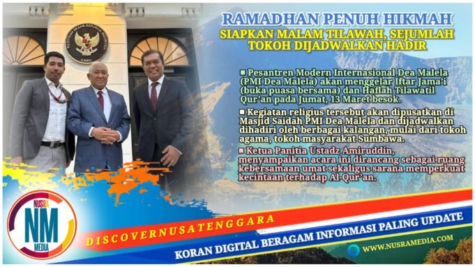 PMI Dea Malela Gelar Iftar Jama’i dan Haflah Tilawatil Qur’an, Perkuat Syiar Islam di Sumbawa