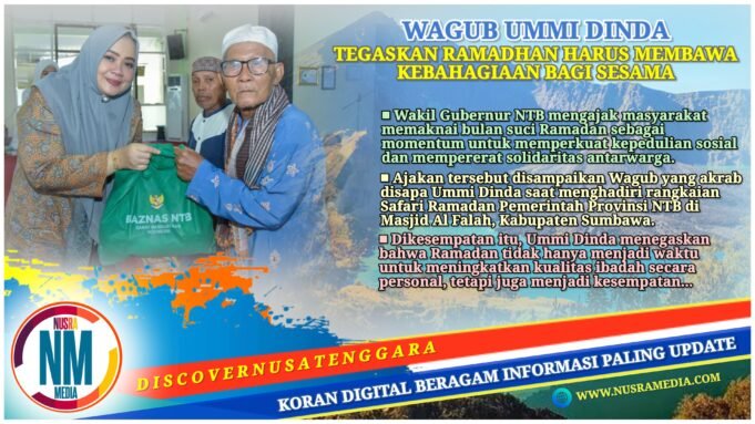 Safari Ramadan di Sumbawa, Wagub NTB Ajak Warga Perkuat Kepedulian Sosial