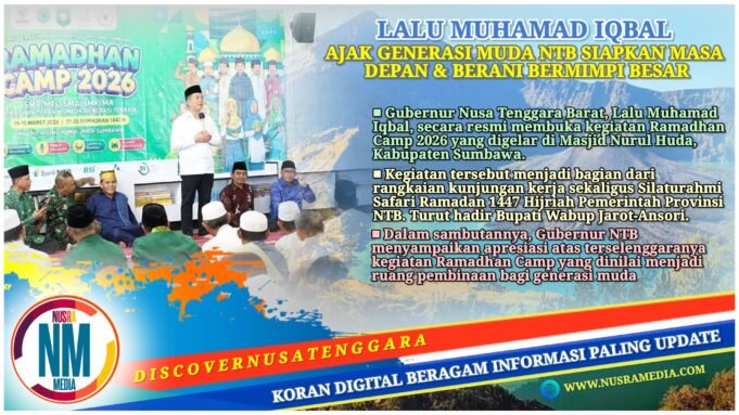 Didampingi Jarot-Ansori, Gubernur Iqbal Buka Ramadhan Camp 2026 di Sumbawa