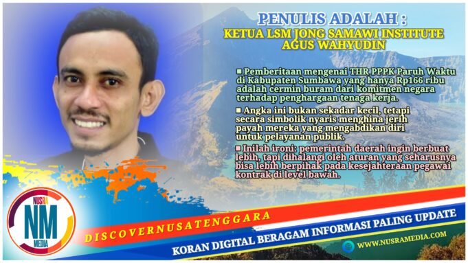 Ironi di Balik Angka Rp166 Ribu: “THR” atau “Tanda Mata” untuk PPPK Paruh waktu?