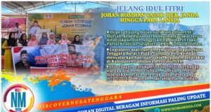 Tebar Kebaikan di Penghujung Ramadhan, Johan Rosihan Bagikan Ratusan Paket Beras