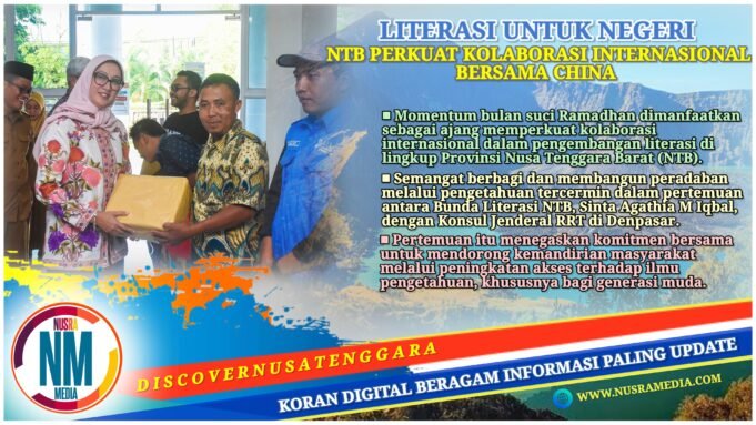 Bunda Literasi NTB Gandeng Konjen RRT, Dorong Generasi Berdaya Lewat Pengetahuan