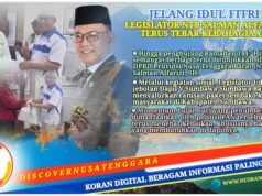 Salurkan Ratusan Paket Sembako : Terimakasih Haji Salman Alfarizi