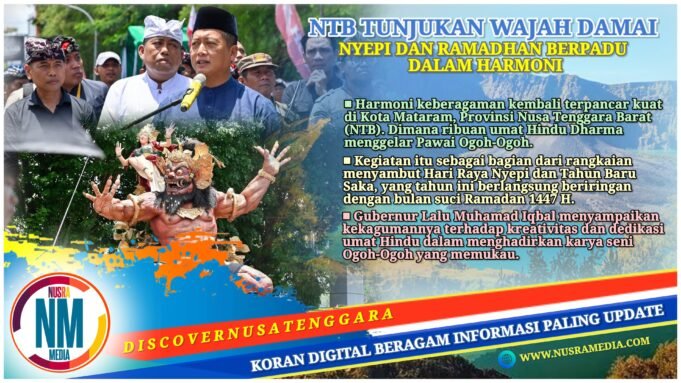 Potret Indah Toleransi di NTB: Pawai Ogoh-Ogoh Digelar di Tengah Suasana Ramadhan