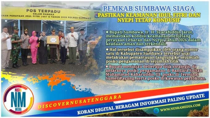 Bupati Sumbawa Turun Langsung Pastikan Keamanan Lebaran dan Nyepi 2026