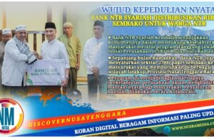 Bank NTB Syariah Salurkan Ribuan Paket Sembako untuk Masyarakat