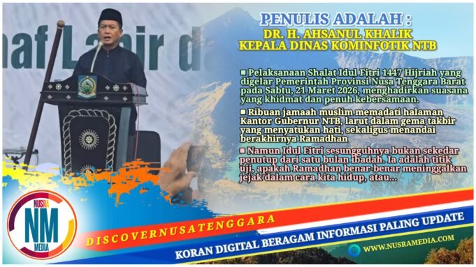 Idul Fitri dan Pesan Gubernur Iqbal: Membangun NTB dengan Kebersamaan