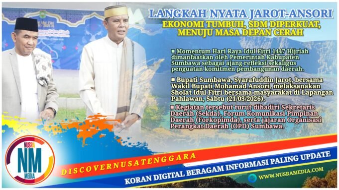 Bupati Sumbawa Ajak Masyarakat Bersatu Wujudkan Daerah Unggul, Maju dan Sejahtera