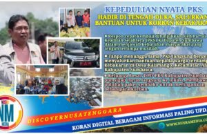 PKS Sumbawa Gerak Cepat Salurkan Bantuan untuk Korban Kebakaran di Alas