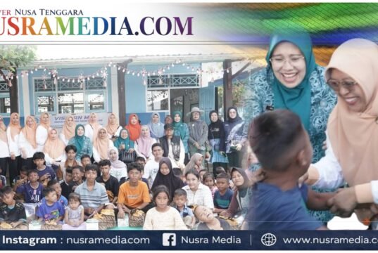 Kolaborasi TP PKK-DWP Sumbawa Salurkan Bantuan dan Lakukan Trauma Healing