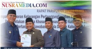 Rapat Paripurna : DPRD Sumbawa Bahas LKPJ 2025 dan Bentuk Pansus